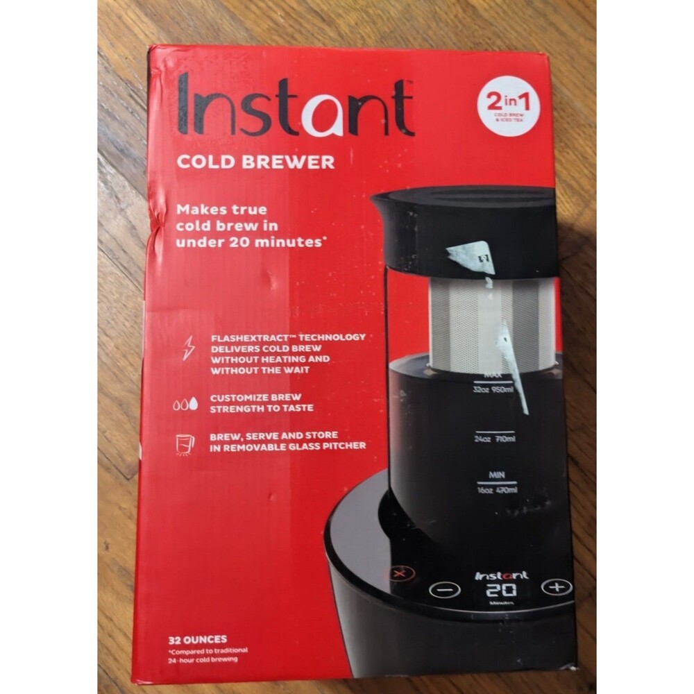 Instant Cold Brewer 2 In 1 Cold Brew Coffee And Iced Tea New In Box